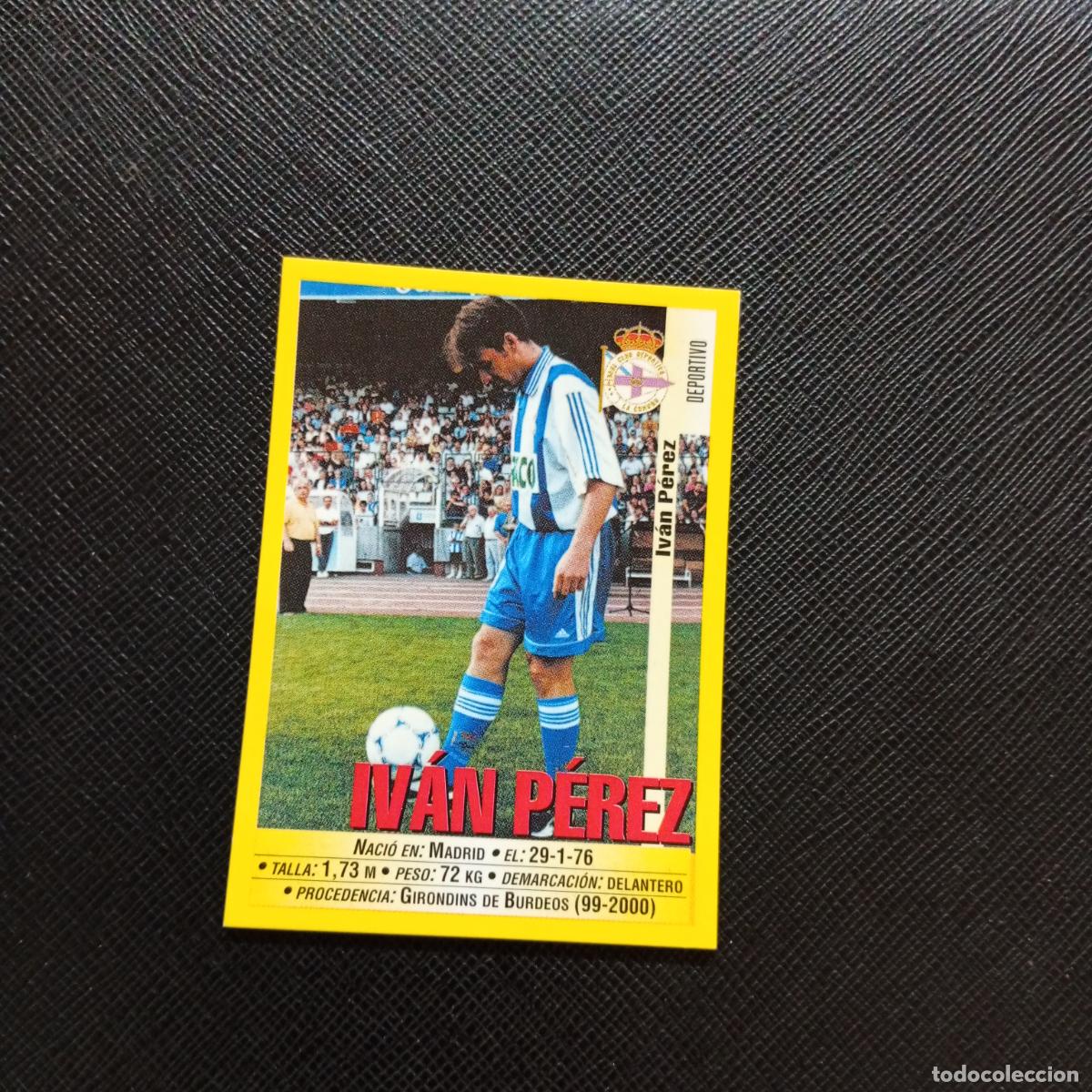 Cromos de F&uacute;tbol: 110A 110 IVAN PEREZ DEPORTIVO PANINI 1999 2000 CROMO FUTBOL LIGA 99 00 SIN PEGAR - A183 PG73 B