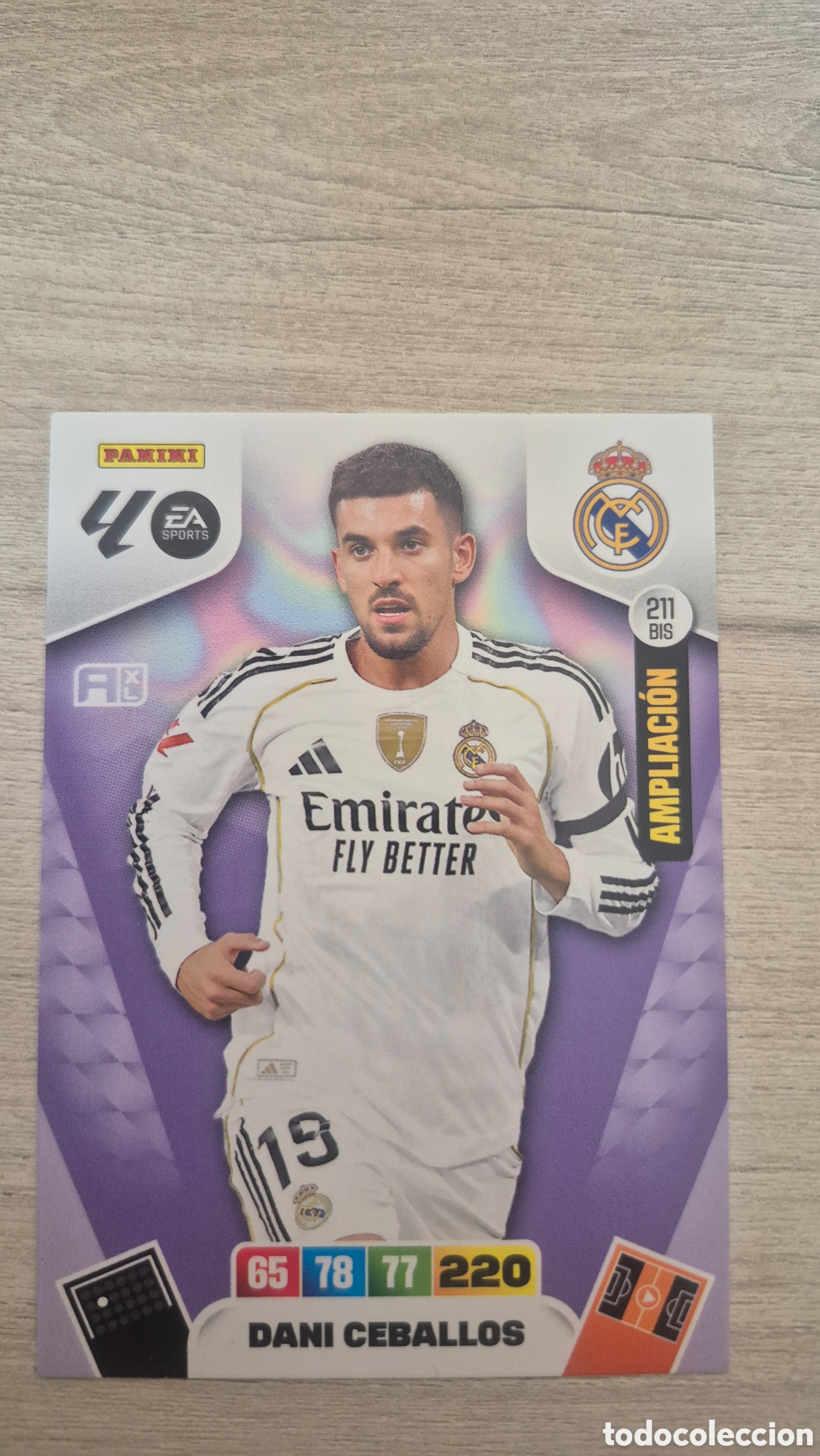 Cromos de F&uacute;tbol: N&deg;211Bis Real Madrid Dani Ceballos Adrenalyn 25/26