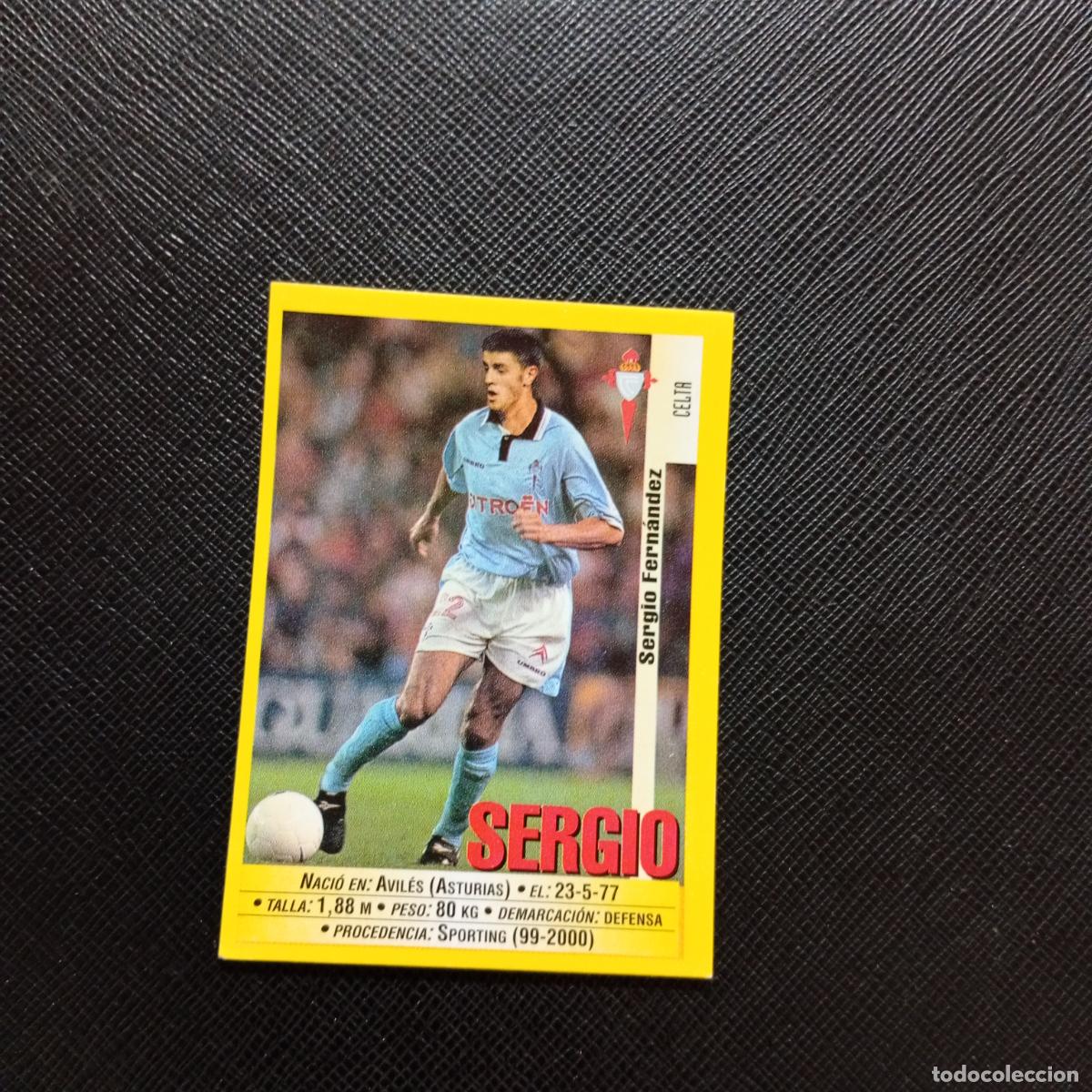 Cromos de F&uacute;tbol: 79 SERGIO CELTA PANINI 1999 2000 CROMO FUTBOL LIGA 99 00 SIN PEGAR - A183 PG73