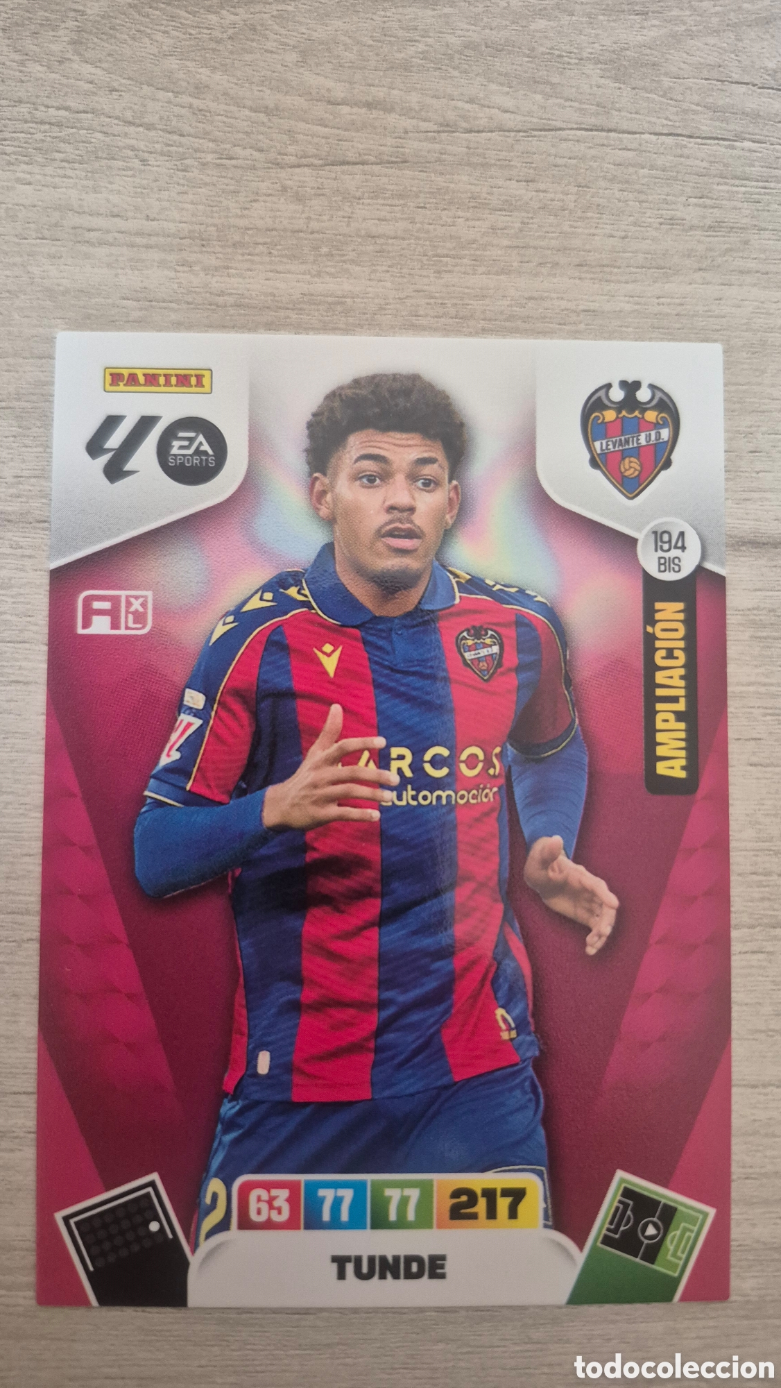 Cromos de F&uacute;tbol: N&deg;194Bis Levante Tunde Adrenalyn 25/26