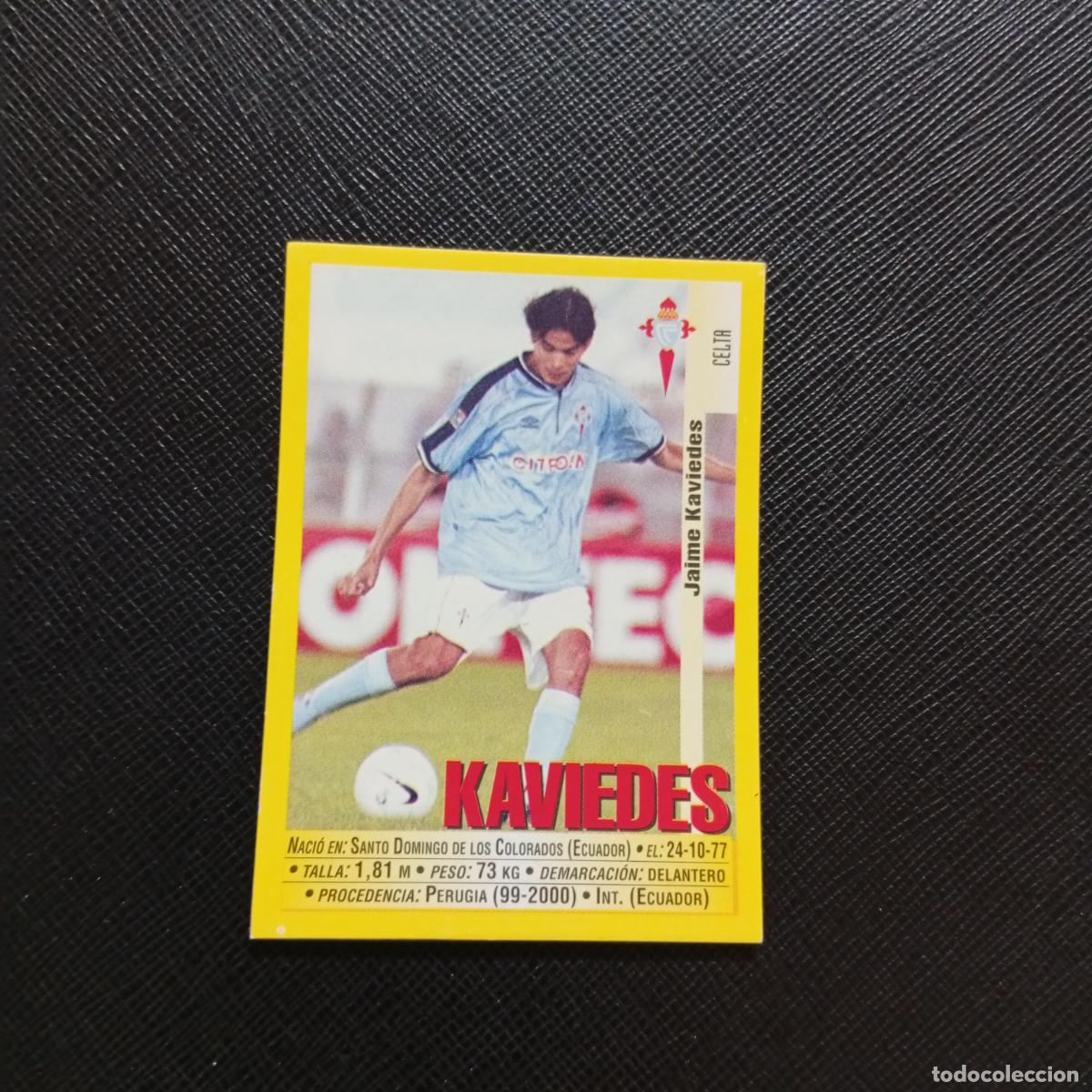 Cromos de F&uacute;tbol: 92A 92 KAVIEDES CELTA PANINI 1999 2000 CROMO FUTBOL LIGA 99 00 SIN PEGAR - A183 PG73