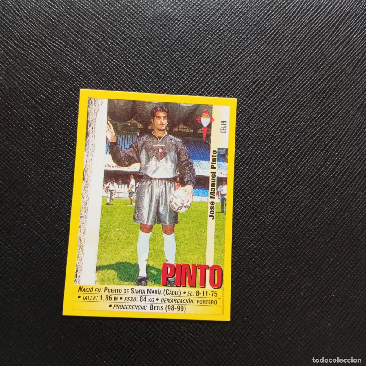 Cromos de F&uacute;tbol: 95 PINTO CELTA PANINI 1999 2000 CROMO FUTBOL LIGA 99 00 SIN PEGAR - A183 PG73