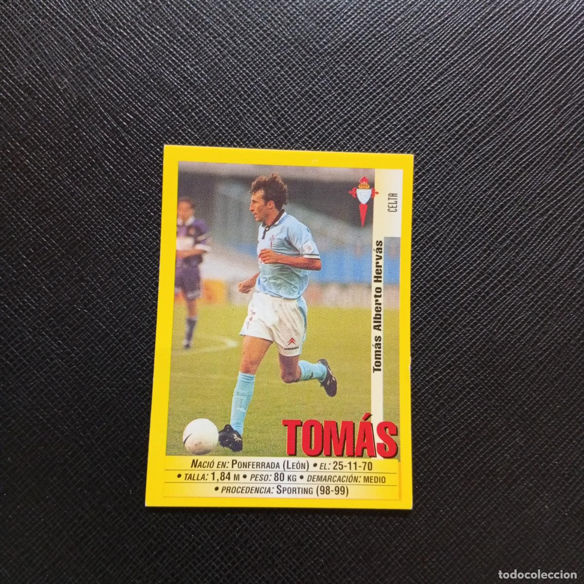 Cromos de F&uacute;tbol: 89 TOMAS CELTA PANINI 1999 2000 CROMO FUTBOL LIGA 99 00 SIN PEGAR - A183 PG82