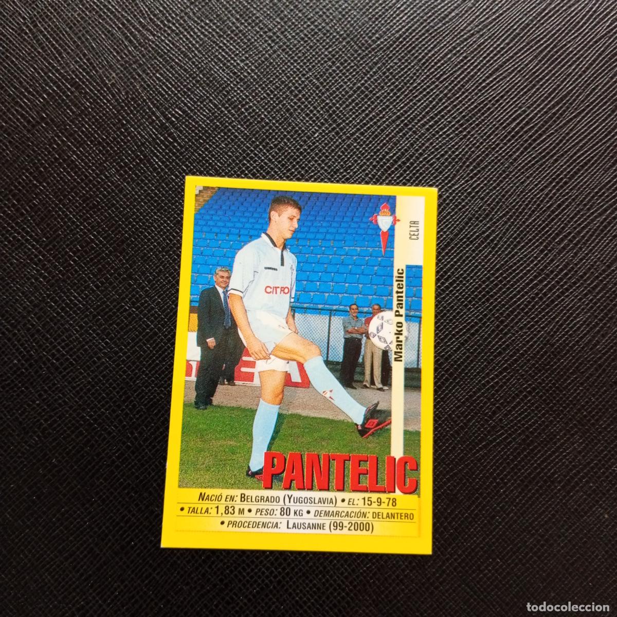 Cromos de F&uacute;tbol: 91A 91 PANTELIC CELTA PANINI 1999 2000 CROMO FUTBOL LIGA 99 00 SIN PEGAR - A183 PG82
