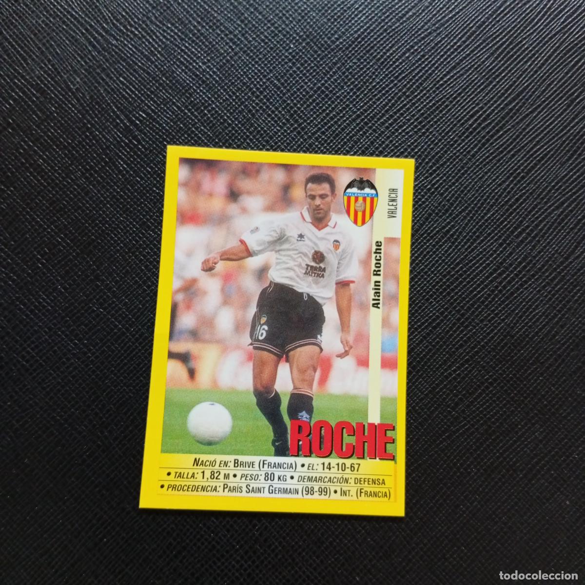 Cromos de F&uacute;tbol: 61 ROCHE VALENCIA PANINI 1999 2000 CROMO FUTBOL LIGA 99 00 SIN PEGAR - A183 PG82 B