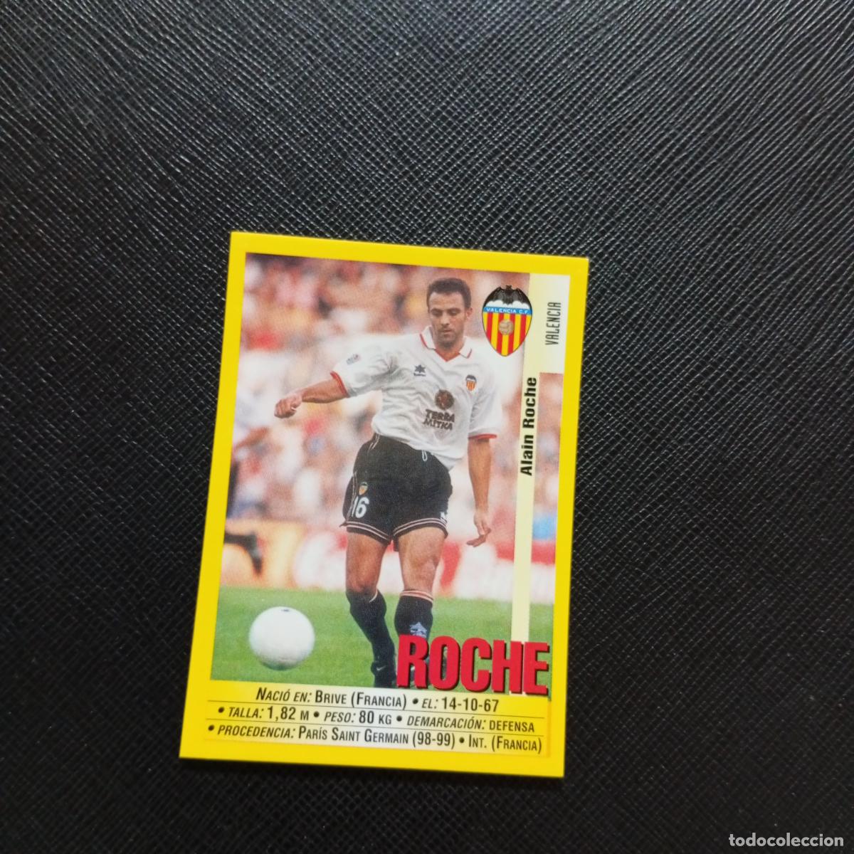 Cromos de F&uacute;tbol: 61 ROCHE VALENCIA PANINI 1999 2000 CROMO FUTBOL LIGA 99 00 SIN PEGAR - A183 PG82