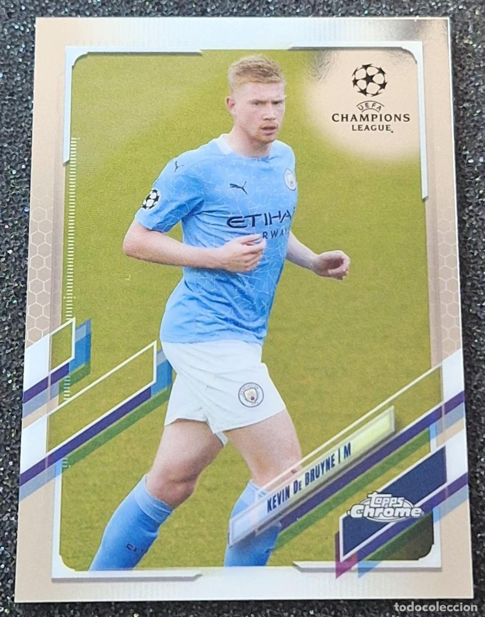 Cromos de Futebol: Kevin De Bruyne Manchester City Topps Chrome Soccer Champions League