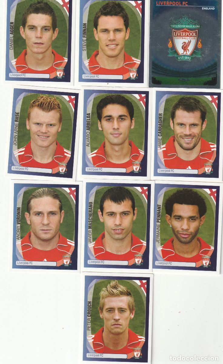 Cromos de Futebol: 5496 -10 CROMO CHAMPIONS LEAGUE 07 08 PANINI- LIVERPOOL F.C.