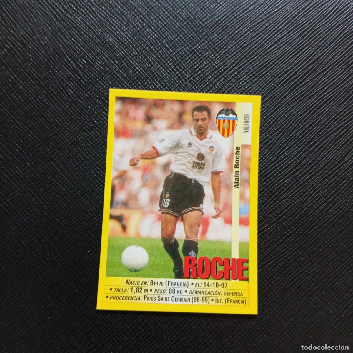 Cromos de Futebol: 61 ROCHE VALENCIA PANINI 1999 2000 CROMO FUTBOL LIGA 99 00 SIN PEGAR - A183 PG100