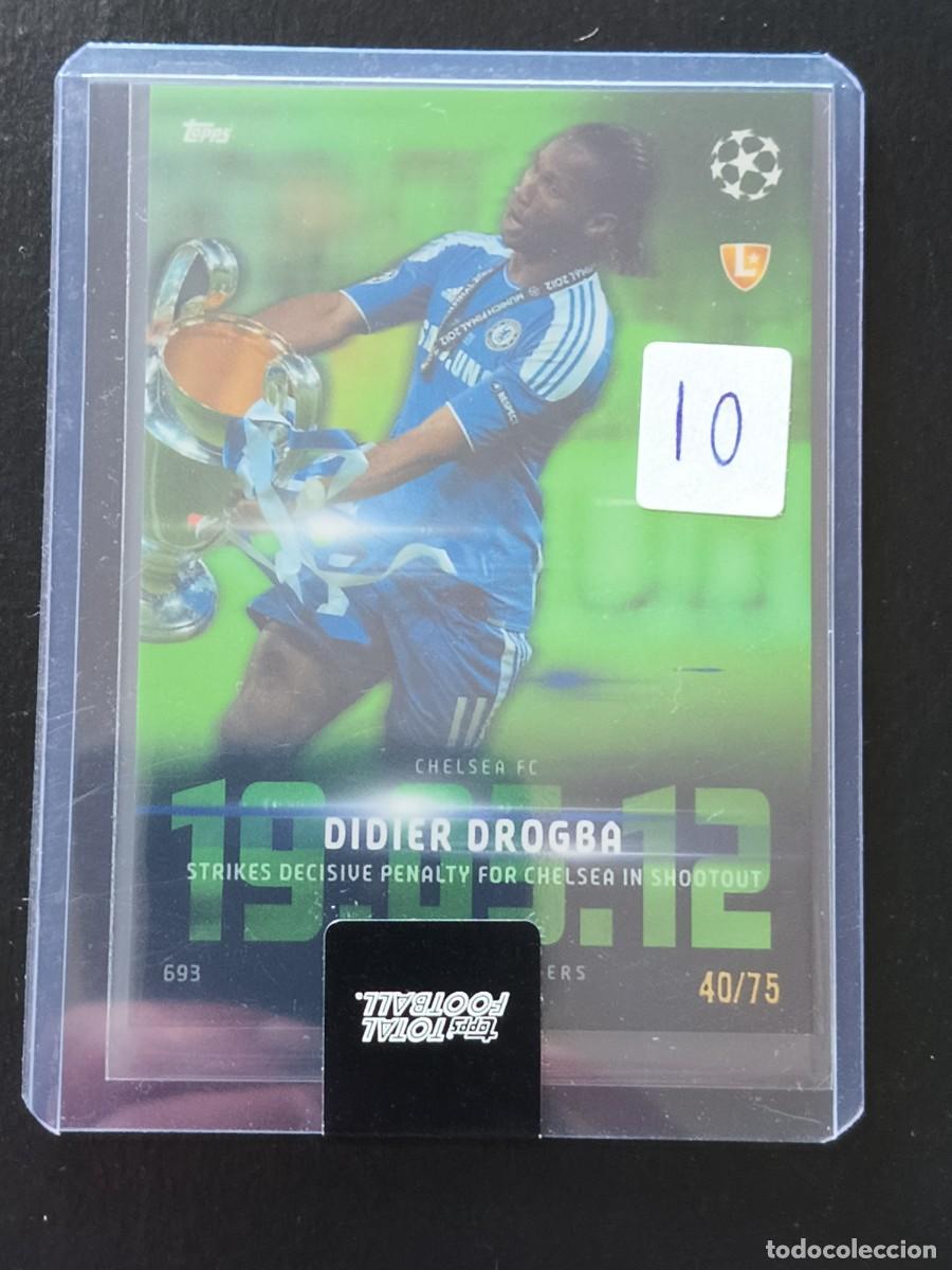 Fu&szlig;ball-Sticker: Didier Drogba 40/75 - Topps Total Football 2024/25 - Set Total Performers - Chelsea FC