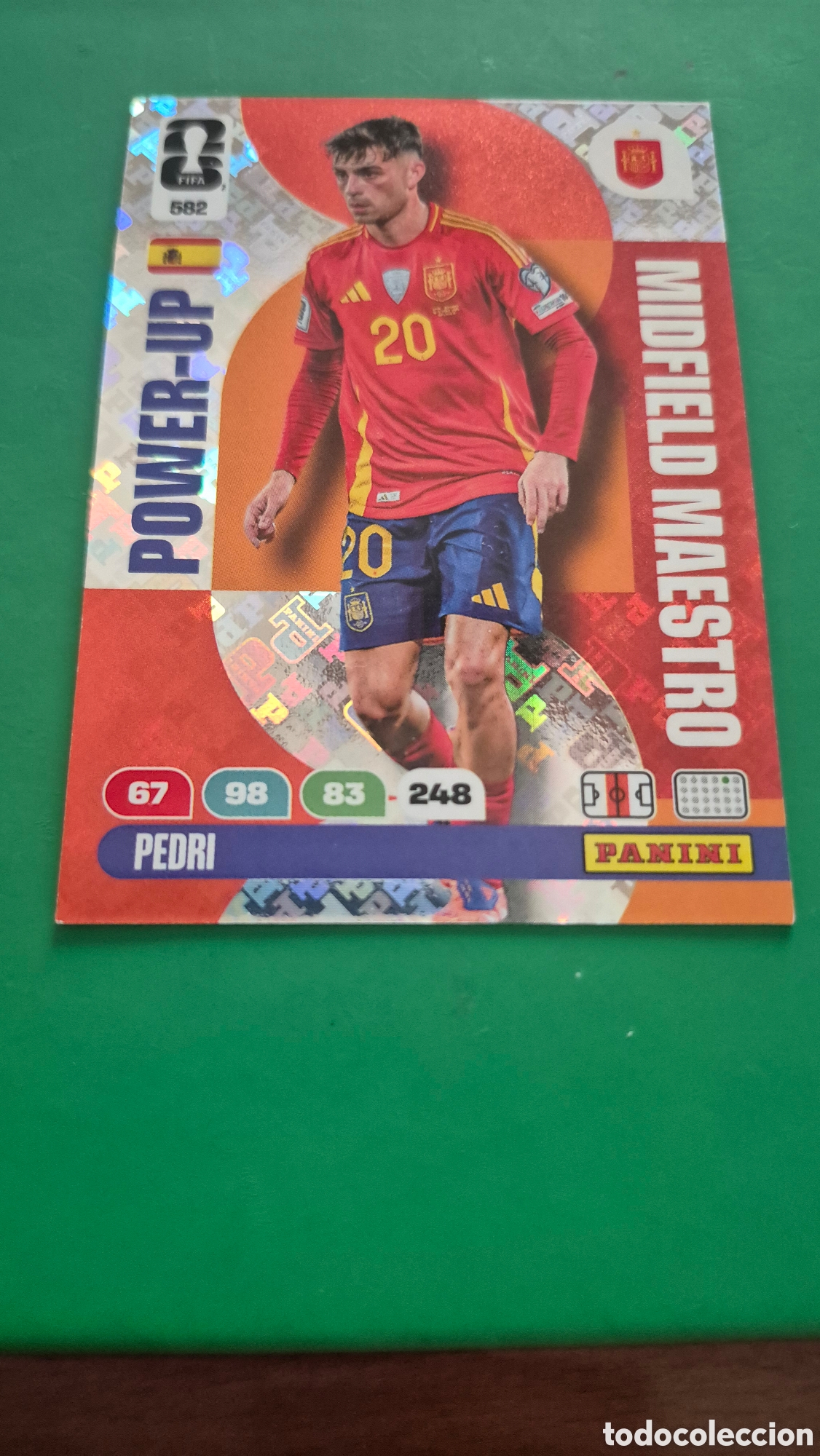 Cromos de F&uacute;tbol: 582 Pedri, Espa&ntilde;a, Power-Up Midfield Maestro, Adrenalyn XL Fifa World Cup 2026 Mundial 26