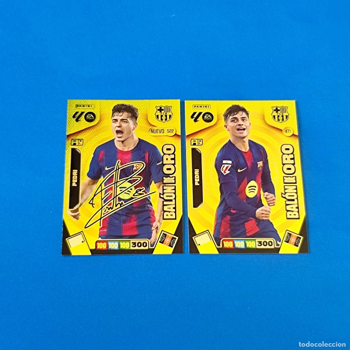 Cromos de F&uacute;tbol: Adrenalyn 2025 2026 / 25 26 Bal&oacute;n de Oro Pedri 471 - Nuevo Bal&oacute;n de Oro firmado Pedri 522 Barcelona