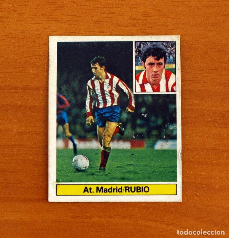 Cromos de F&uacute;tbol: Atl&eacute;tico de Madrid - Rubio -Ediciones Este Liga 1981-1982, 81-82 -Despegado del &aacute;lbum