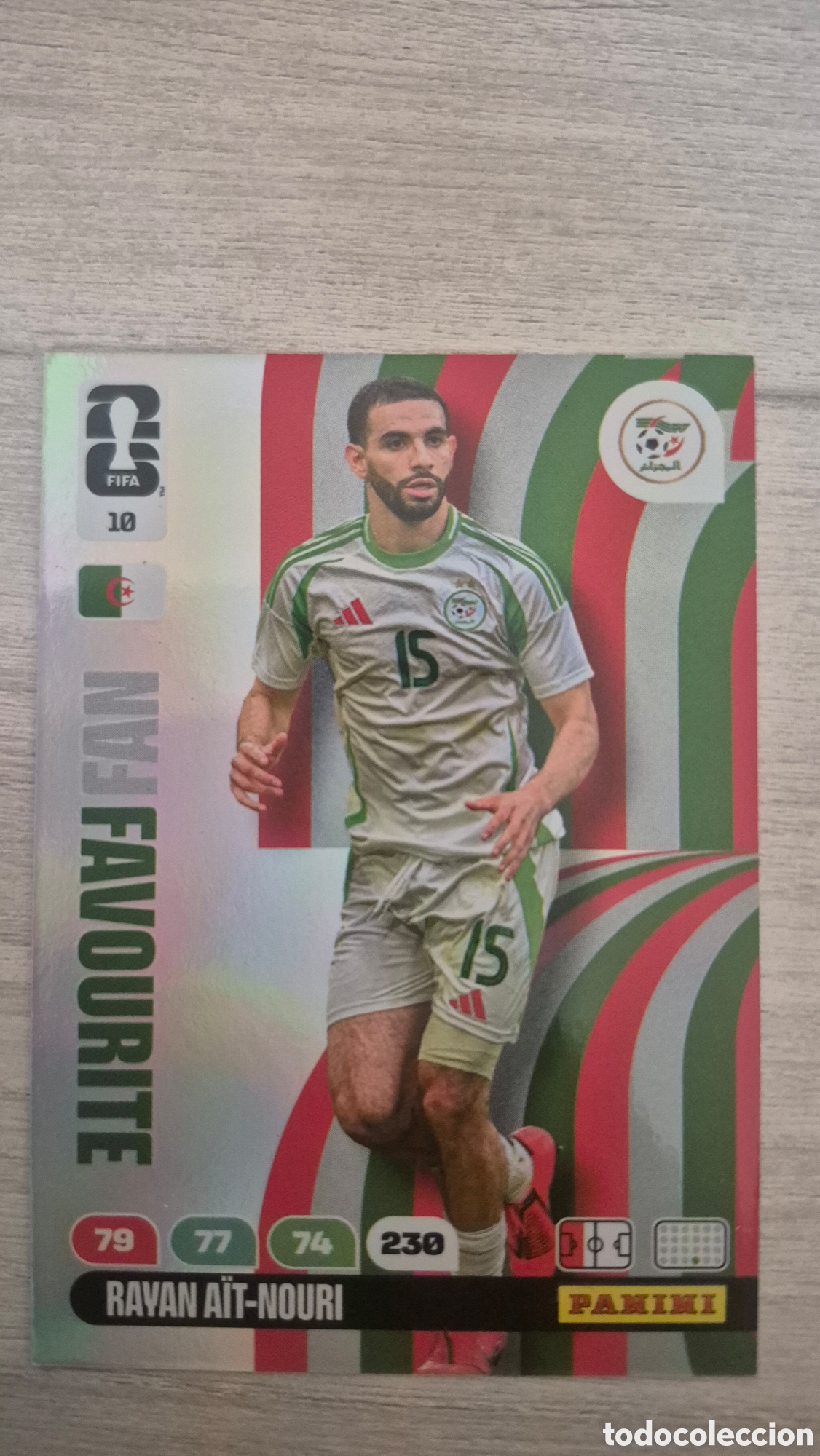 Fu&szlig;ball-Sticker: N&deg;10 Fan Favourite Argelia Rayan A&iuml;t-Nouri FIFA World Cup 26