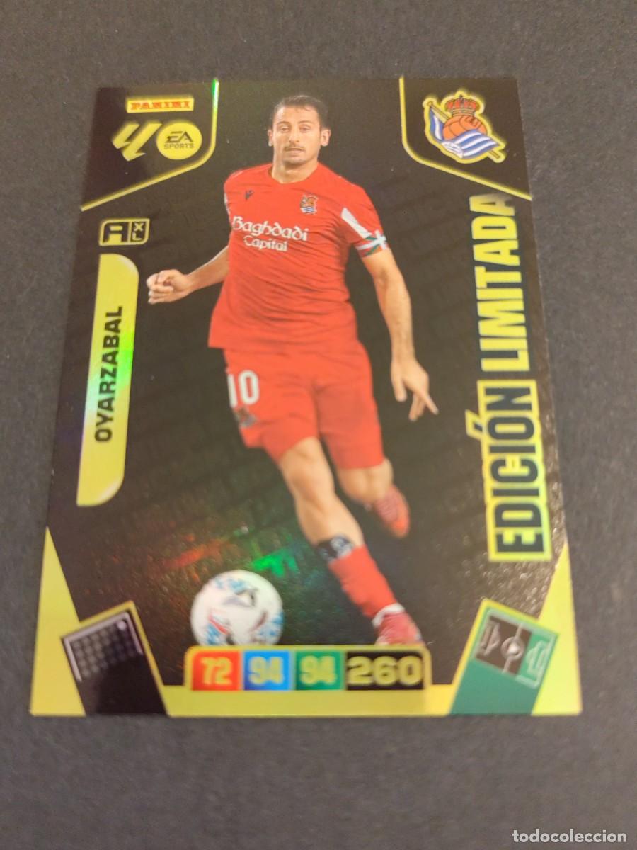 Cromos de F&uacute;tbol: OYARZABAL REAL SOCIEDAD SOBRE PREMIUM EDICI&Oacute;N LIMITADA ADRENALYN 2025 2026 25 26