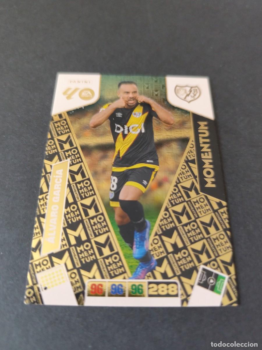 Cromos de F&uacute;tbol: MOMENTUM &Aacute;LVARO GARC&Iacute;A RAYO VALLECANO ADRENALYN 2025 2026 25 26