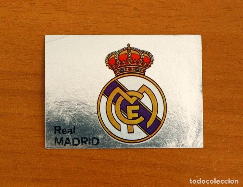 Cromos de F&uacute;tbol: Real Madrid - Escudo, n&ordm; 14 - Editorial Maga 1983-1984, 83-84 - Adhesivo, nunca pegado