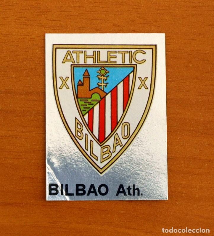 Football Stickers: Bilbao Ath. Athletic - N&ordm; 120, Escudo - Editorial Maga 1983-1984, 83-84 - Nunca Pegado