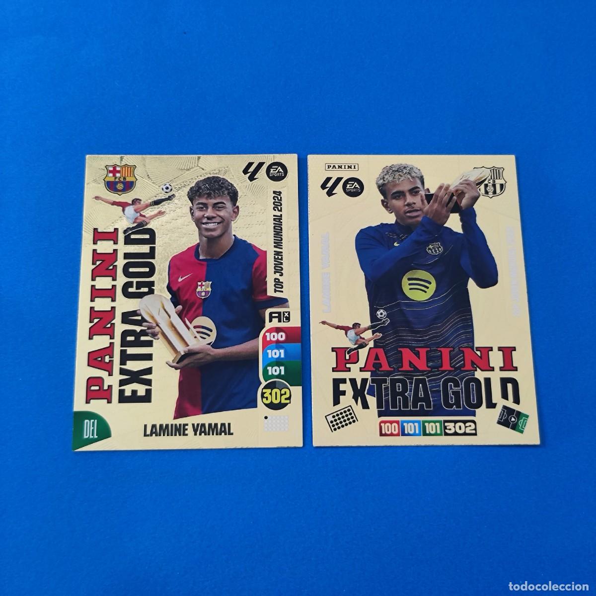 Cromos de F&uacute;tbol: Adrenalyn 2024 2025 / 24 25 - 2025 2026 / 25 26 Lamine Yamal Panini Extra Gold Barcelona