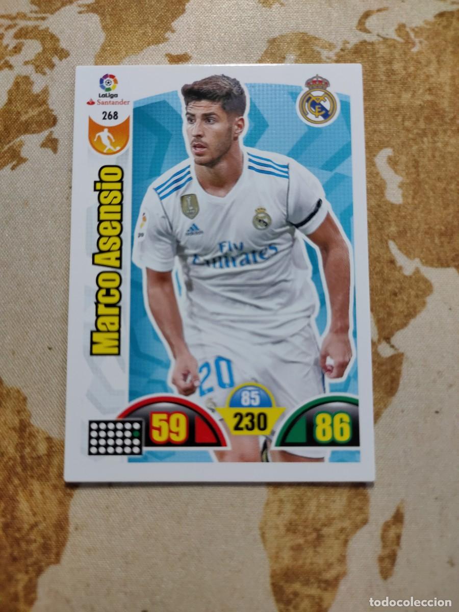 Cromos de F&uacute;tbol: Real Madrid 268 MARCO ASENSIO Adrenalyn 2017-18 17 18