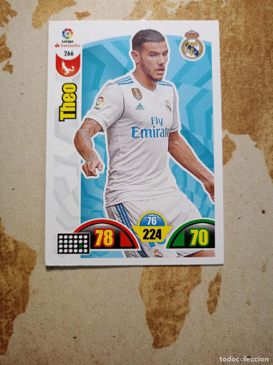 Cromos de F&uacute;tbol: Real Madrid 266 THEO Adrenalyn 2017-18