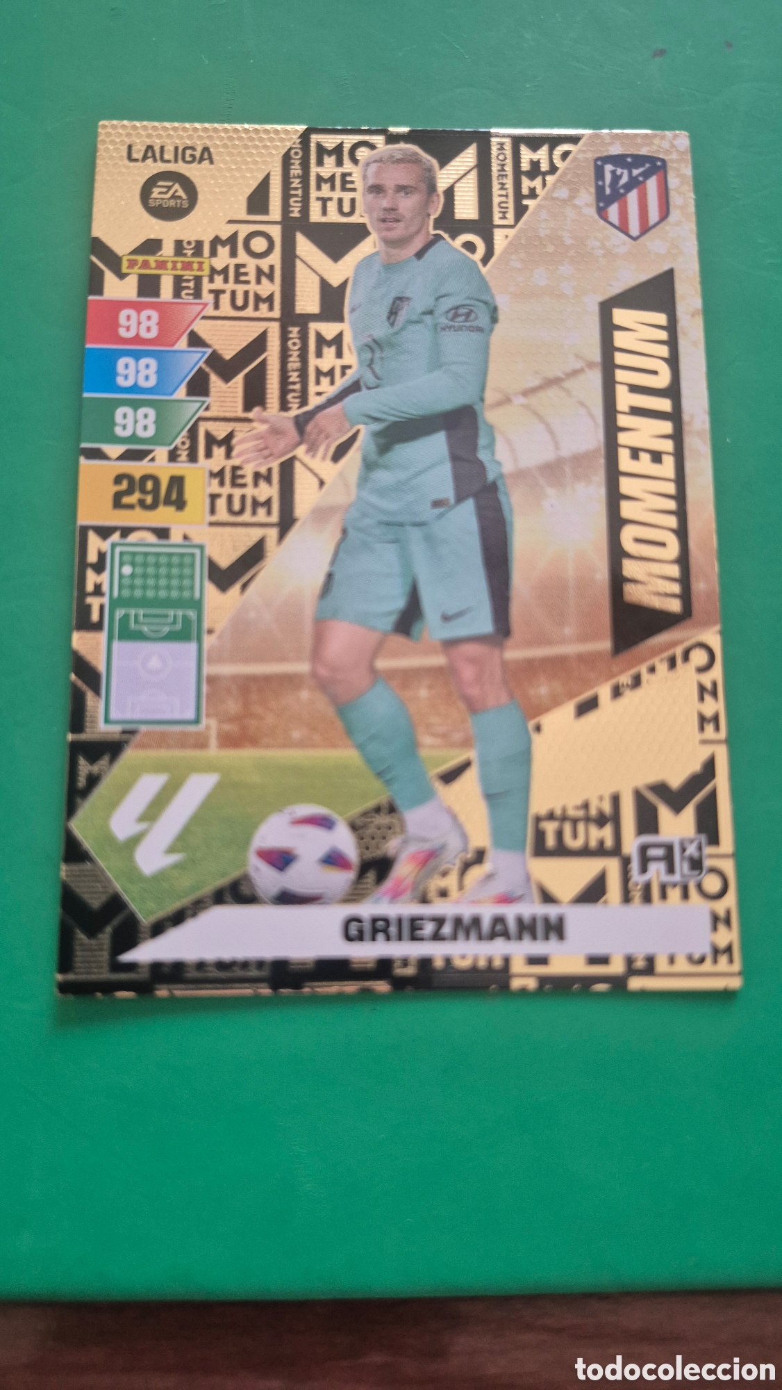 Cromos de F&uacute;tbol: GRIEZMANN ATLETICO MADRID MOMENTUM ADRENALYN XL LIGA 2023/2024 23 24 PANINI