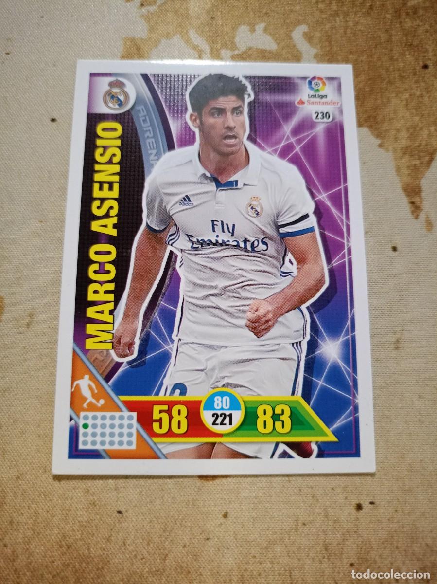 Cromos de F&uacute;tbol: Real Madrid 230 MARCO ASENSIO Adrenalyn 2016-17