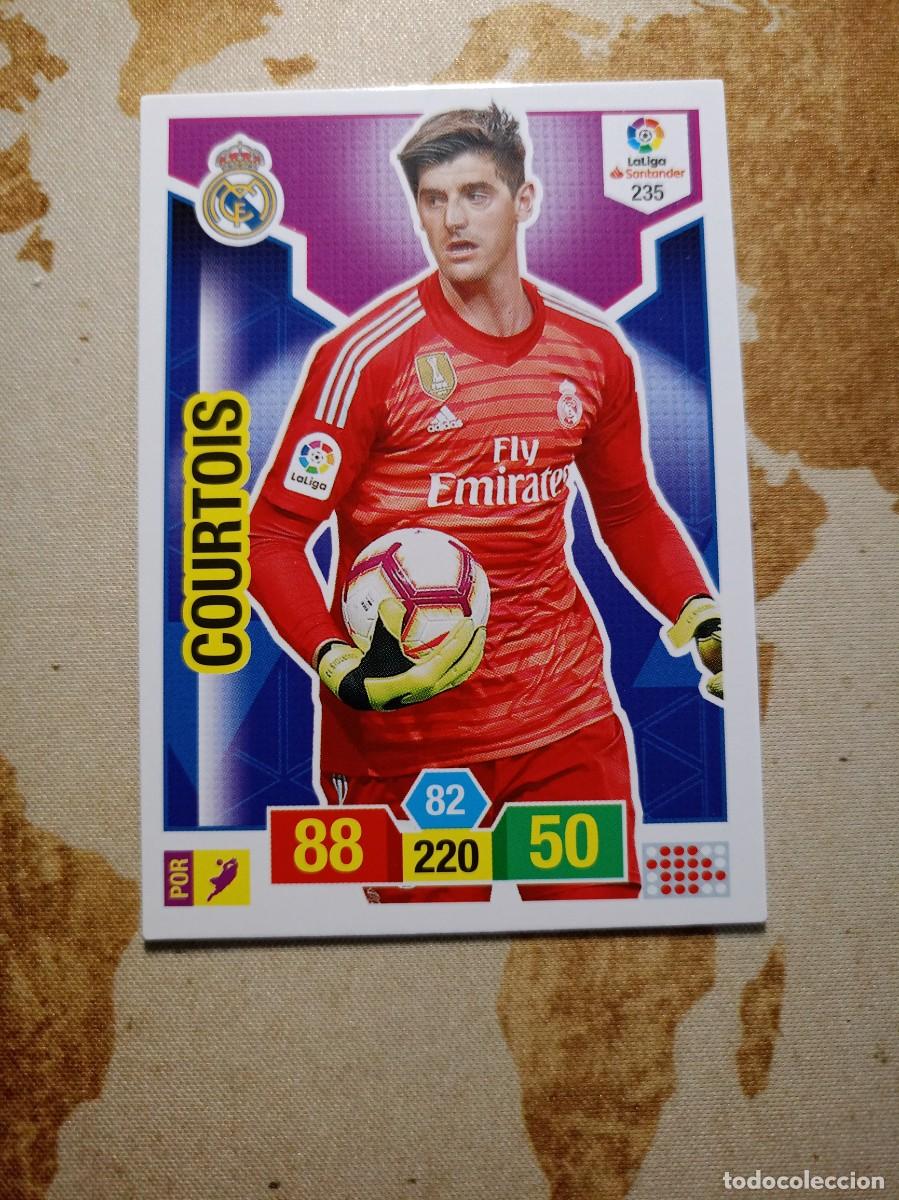 Cromos de F&uacute;tbol: Real Madrid 235 COURTOIS Adrenalyn 2018-19