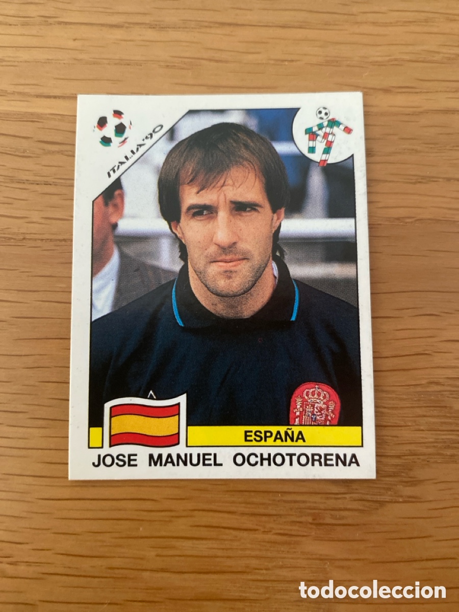 Cromos de F&uacute;tbol: Cromo panini mundial Italia 90 n&uacute;mero 346 Ochotorena - Stickers album world cup Italy 1990