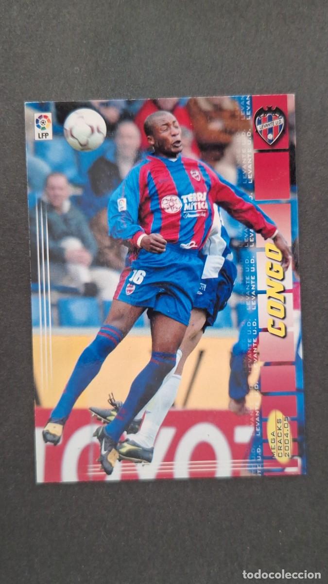 Cromos de F&uacute;tbol: L2 CONGO LEVANTE U. D. 161 PANINI MEGACRACKS 2004 2005 04 05