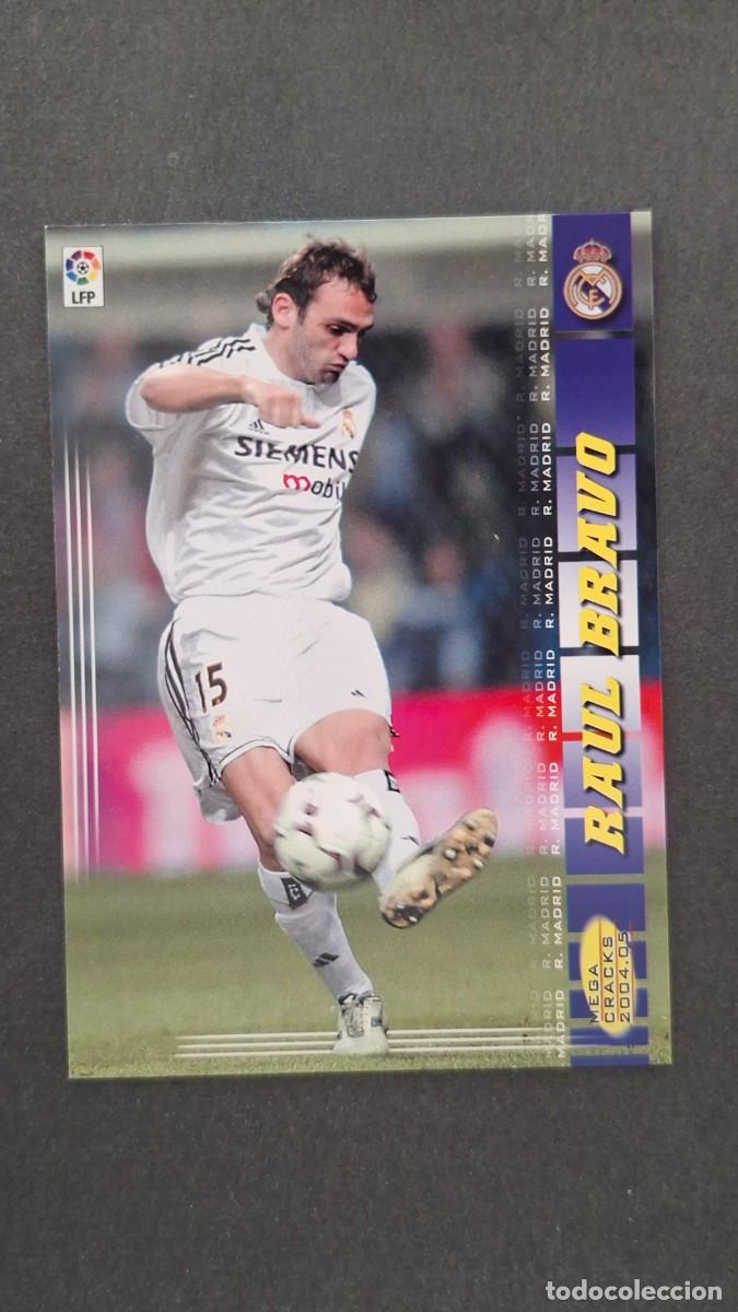 Cromos de F&uacute;tbol: L2 RAUL BRAVO REAL MADRID 169 PANINI MEGACRACKS 2004 2005 04 05