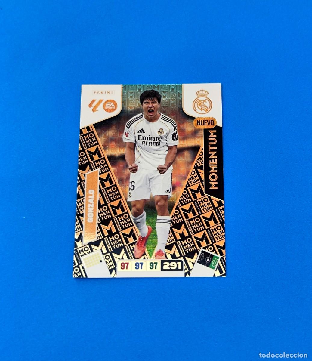 Cromos de F&uacute;tbol: Adrenalyn 2025 2026 / 25 26 Momentum Gonzalo Real Madrid