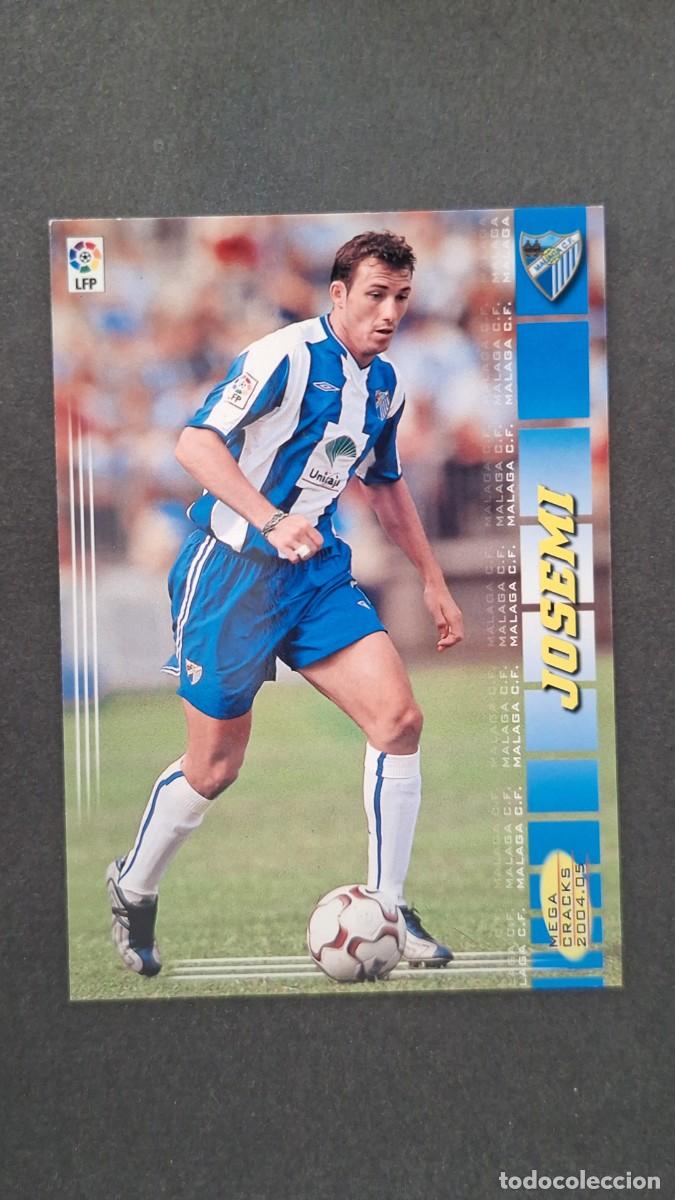 Cromos de Futebol: L2 JOSEMI MALAGA C. F. 184 PANINI MEGACRACKS 2004 2005 04 05