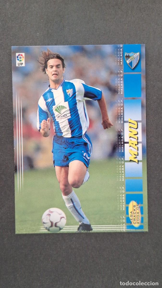 Cromos de F&uacute;tbol: L2 MANU MALAGA C. F. 193 PANINI MEGACRACKS 2004 2005 04 05