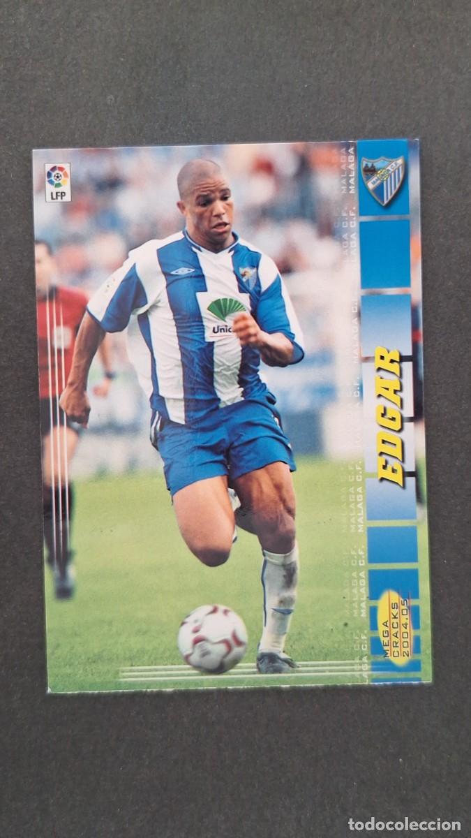 Cromos de F&uacute;tbol: L2 EDGAR MALAGA C. F. 196 PANINI MEGACRACKS 2004 2005 04 05