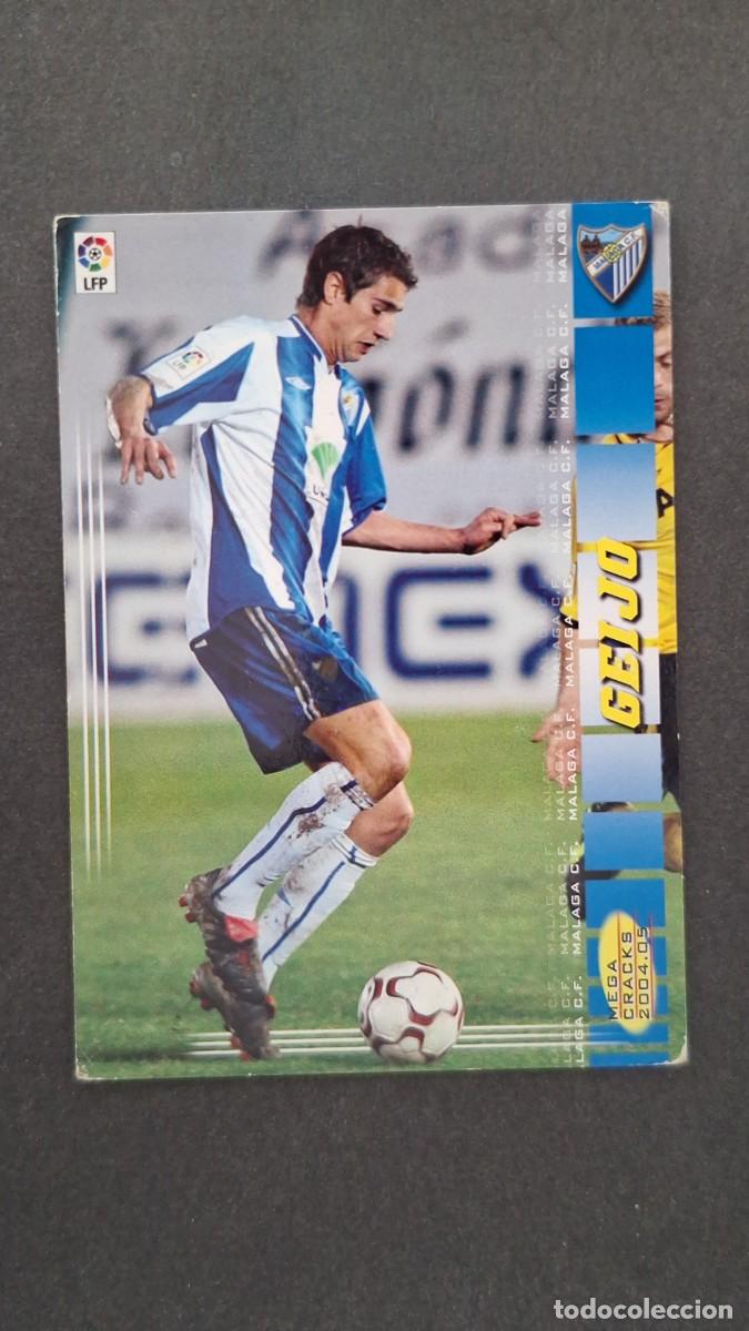 Cromos de F&uacute;tbol: L2 GEIJO MALAGA C. F. 197 PANINI MEGACRACKS 2004 2005 04 05