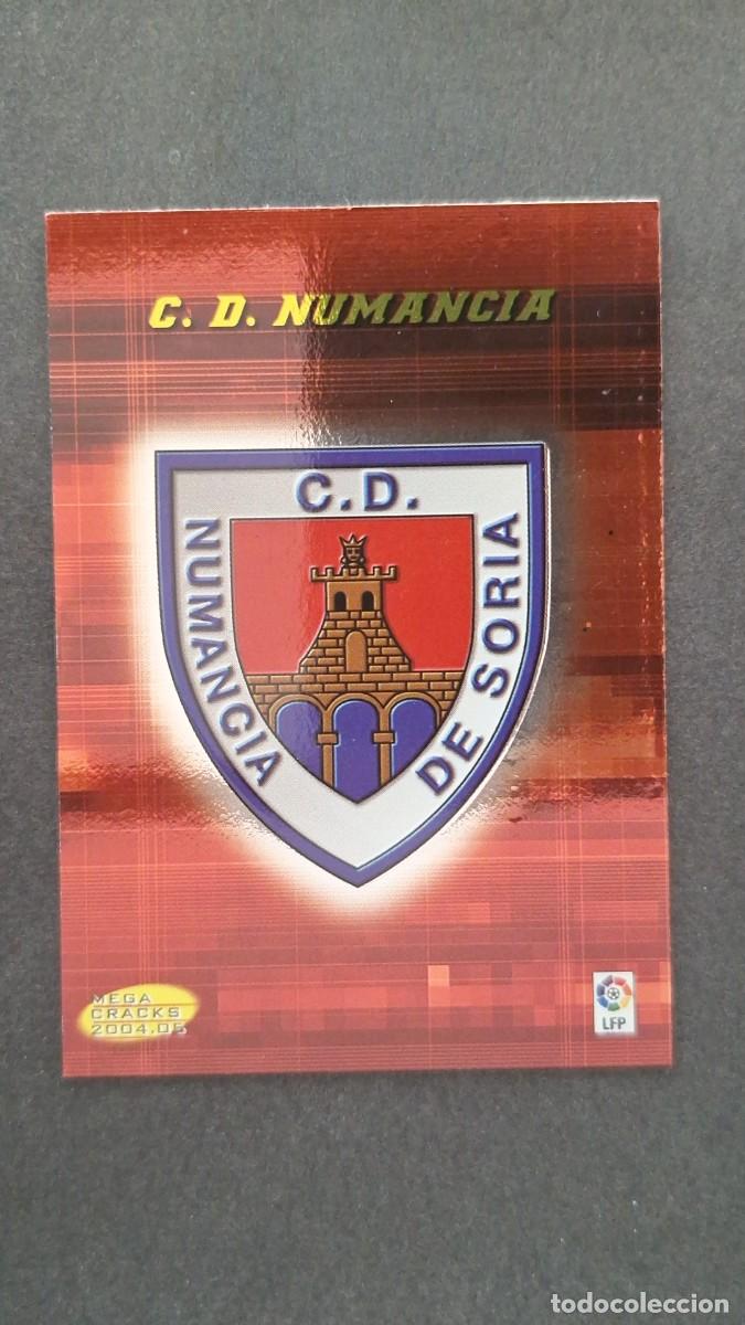 Cromos de F&uacute;tbol: L2 ESCUDO C. D. NUMANCIA 217 PANINI MEGACRACKS 2004 2005 04 05