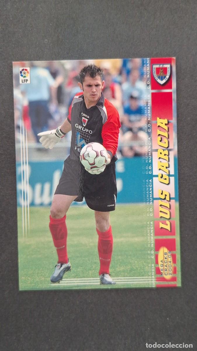 Cromos de F&uacute;tbol: L2 LUIS GARCIA C. D. NUMANCIA 218 PANINI MEGACRACKS 2004 2005 04 05