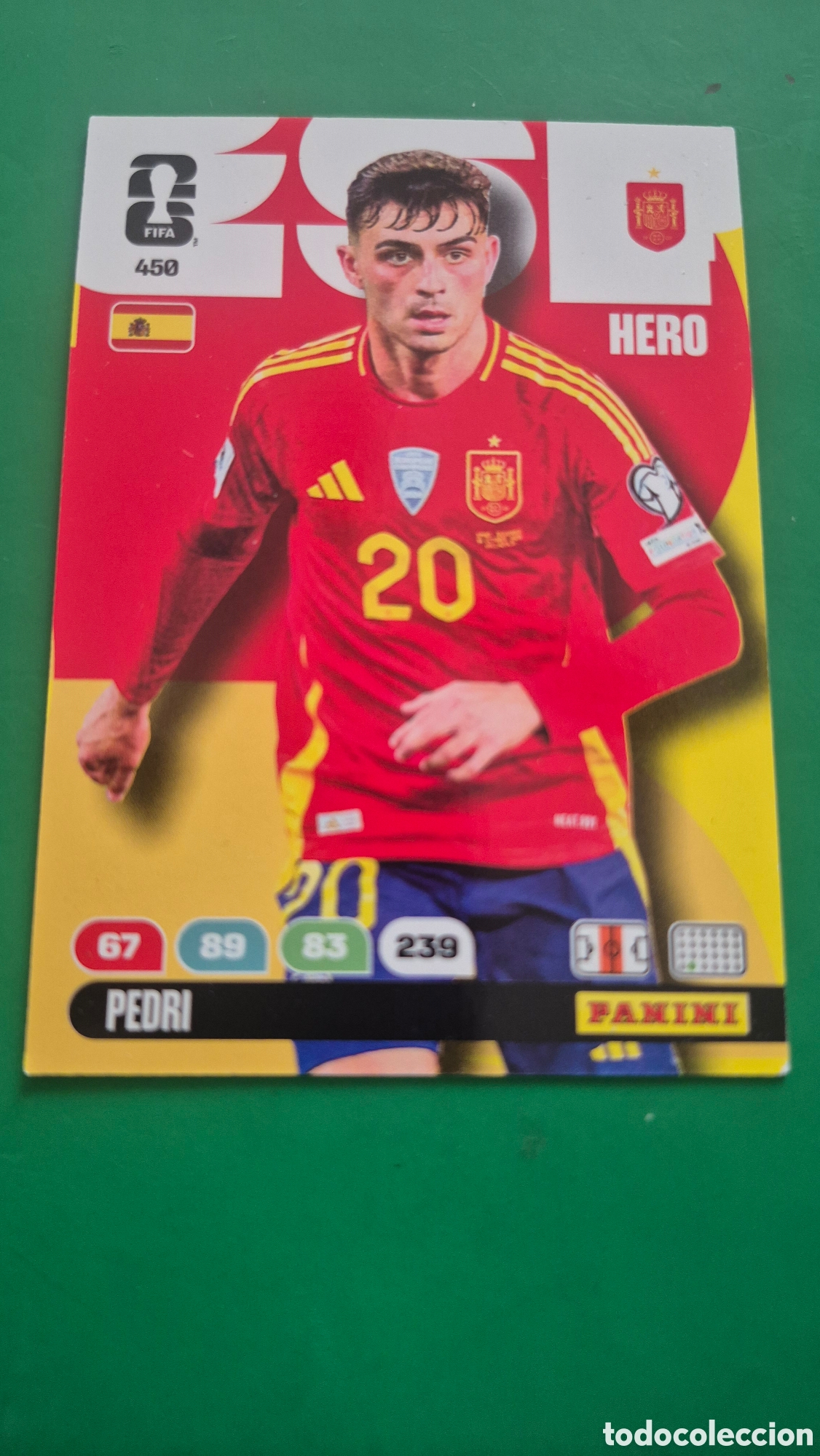 Cartes &agrave; collectionner de Football: 450 Pedri, Hero, Espa&ntilde;a, Adrenalyn XL Fifa World Cup 2026 Mundial 26