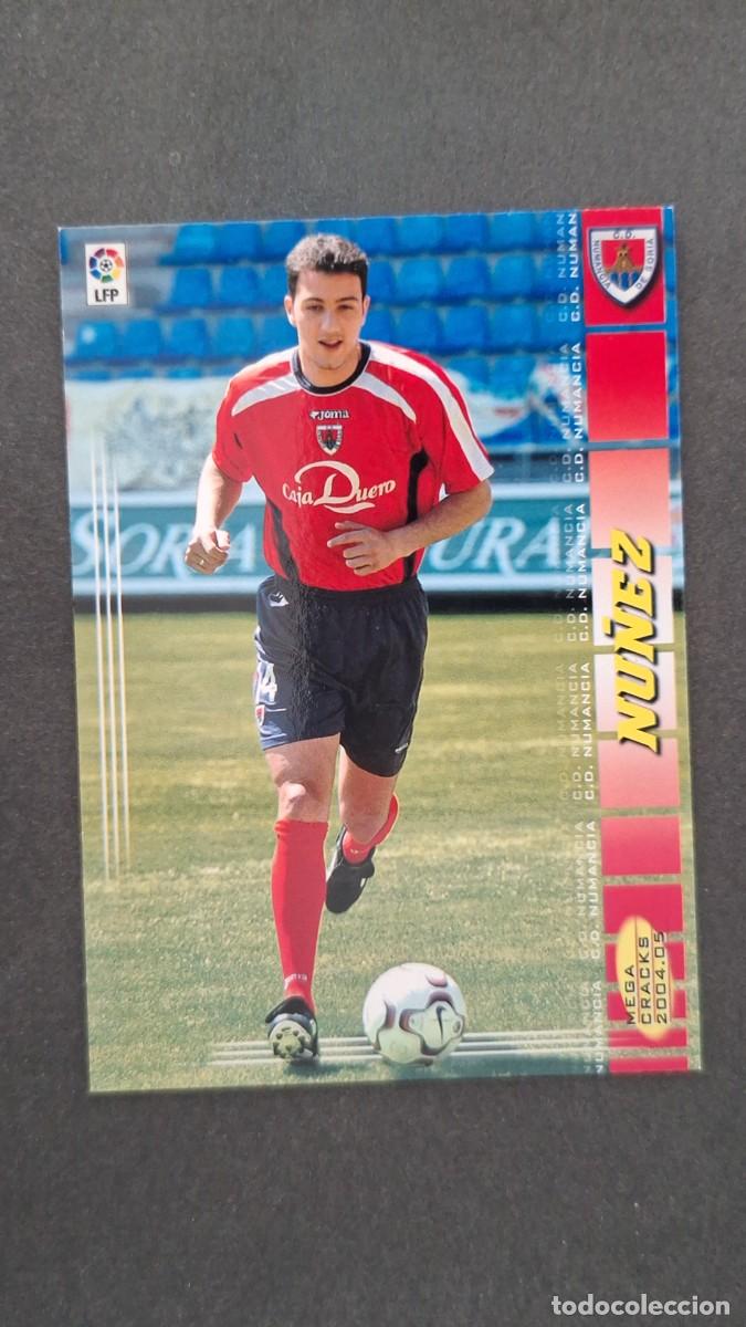 Cromos de F&uacute;tbol: L2 NU&Ntilde;EZ C. D. NUMANCIA 229 PANINI MEGACRACKS 2004 2005 04 05