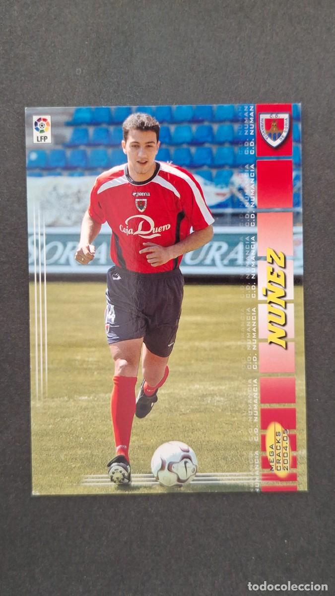 Cromos de F&uacute;tbol: L2 NU&Ntilde;EZ C. D. NUMANCIA 229 PANINI MEGACRACKS 2004 2005 04 05