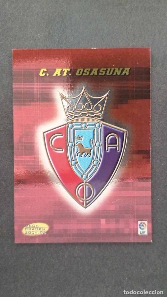 Cromos de F&uacute;tbol: L2 ESCUDO C. A. OSASUNA 235 PANINI MEGACRACKS 2004 2005 04 05