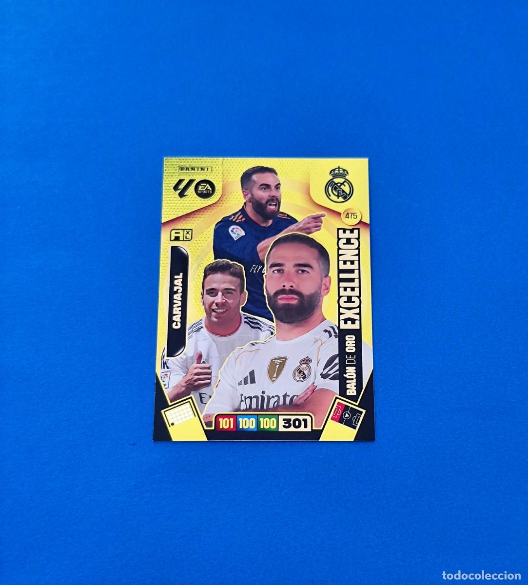 Cromos de F&uacute;tbol: Adrenalyn 2025 2026 / 25 26 Bal&oacute;n de Oro Excellence Carvajal 475 Real Madrid