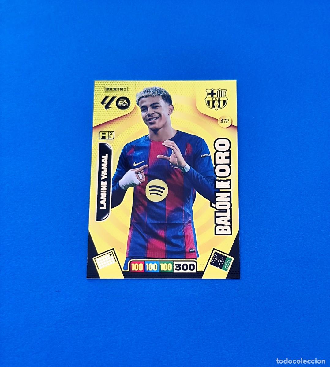 Cromos de F&uacute;tbol: Adrenalyn 2025 2026 / 25 26 Bal&oacute;n de Oro Lamine Yamal 472 Barcelona