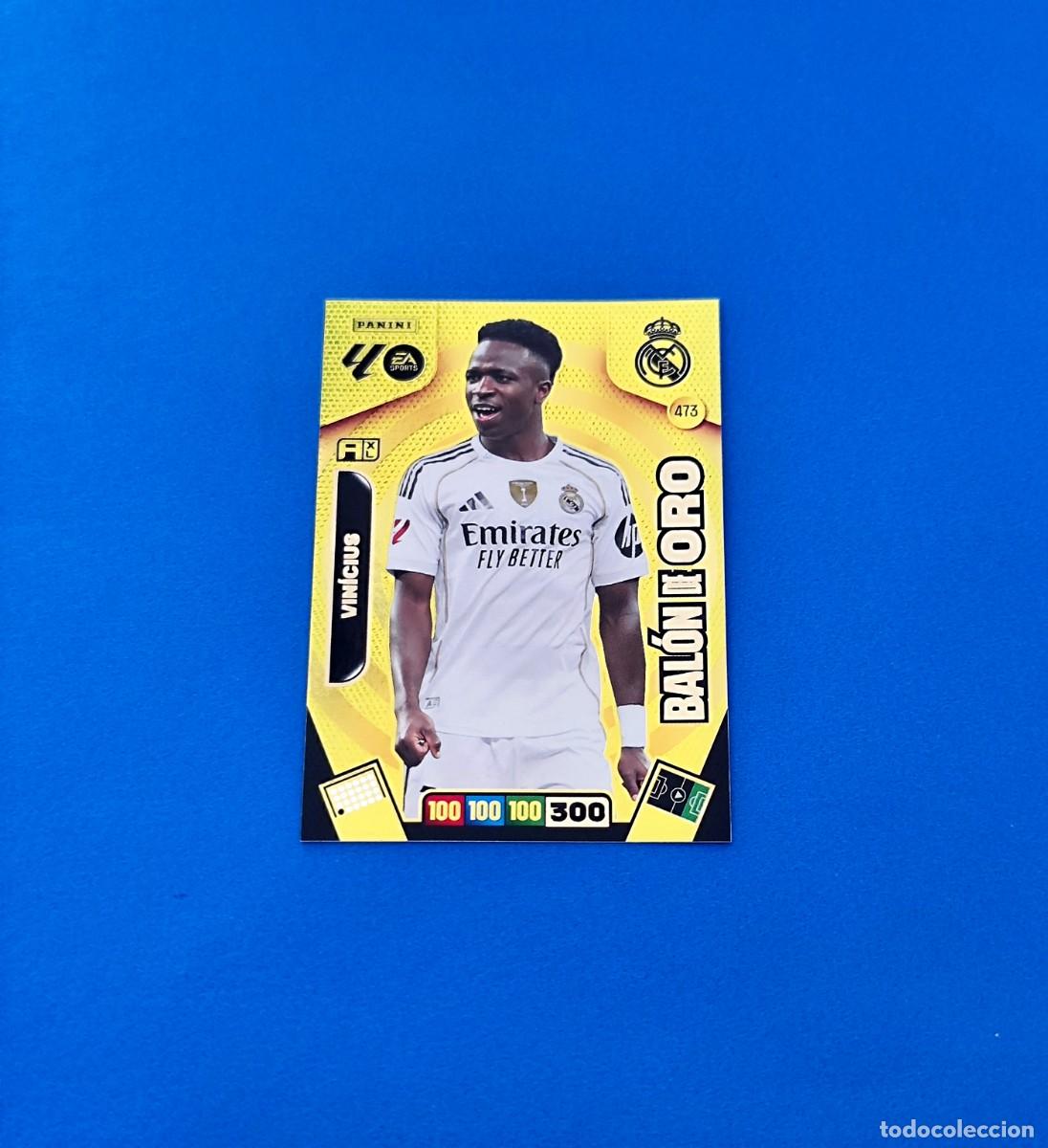 Cromos de F&uacute;tbol: Adrenalyn 2025 2026 / 25 26 Bal&oacute;n de Oro Vinicius 473 Real Madrid