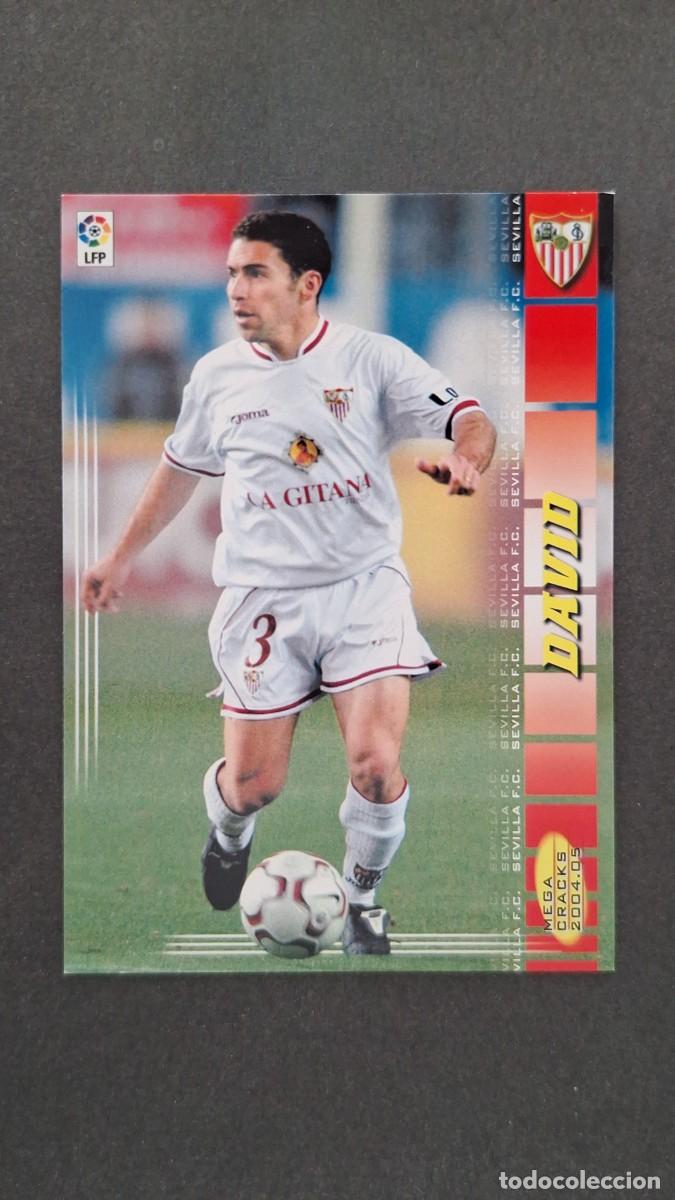 Cromos de F&uacute;tbol: L2 DAVID SEVILLA F. C. 278 PANINI MEGACRACKS 2004 2005 04 05