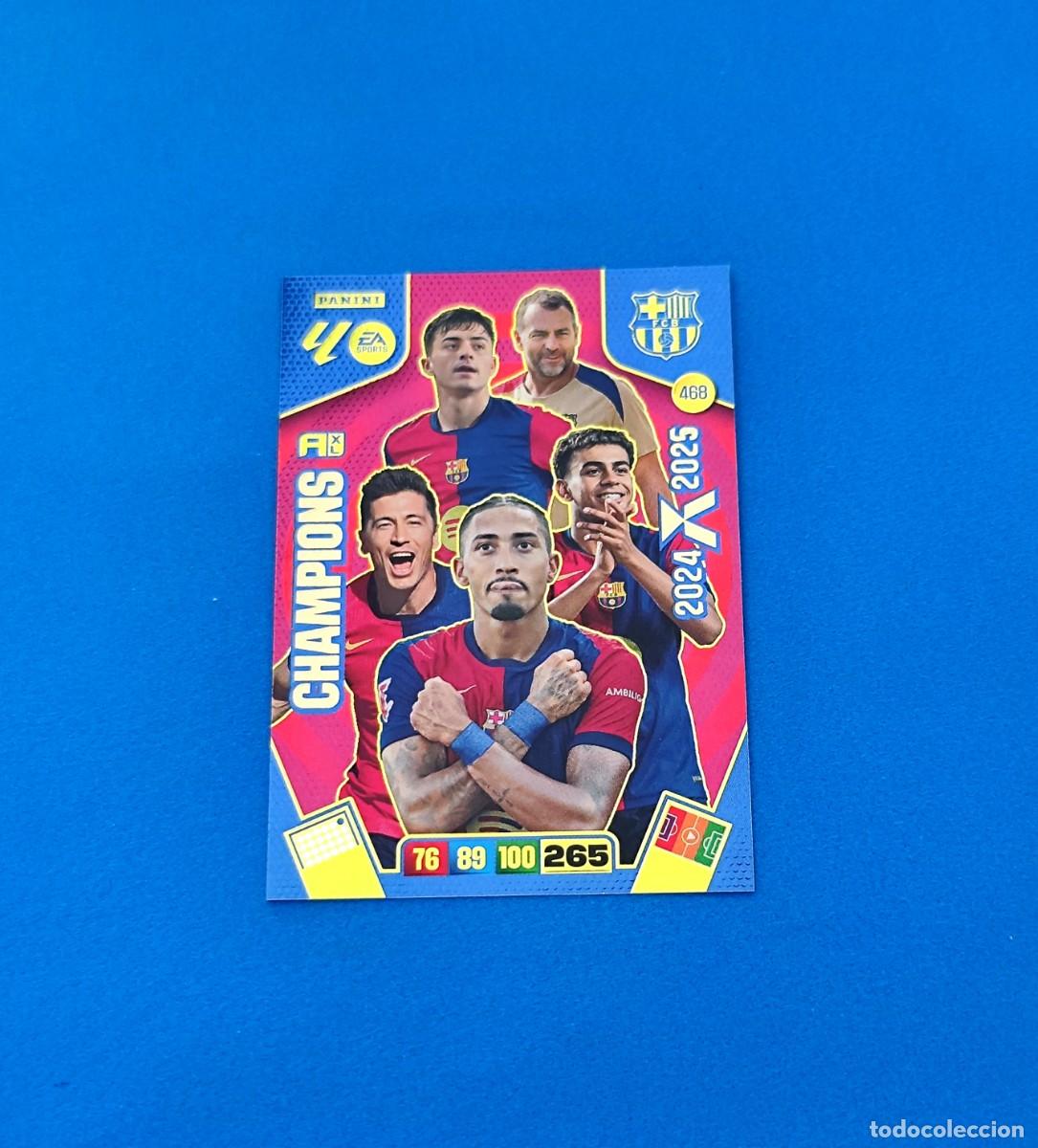 Cromos de F&uacute;tbol: Adrenalyn 2025 2026 / 25 26 476 Card Champions Barcelona 24 25 /2024 2025