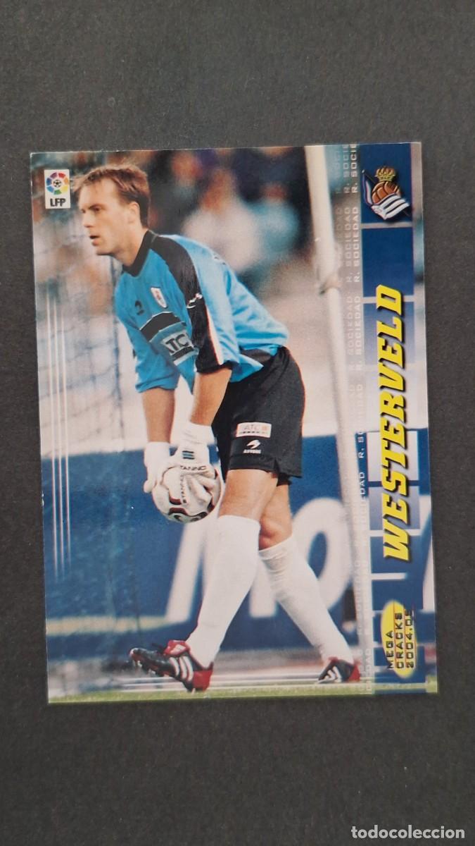 Football Stickers: L2 WESTERVELD REAL SOCIEDAD 290 PANINI MEGACRACKS 2004 2005 04 05