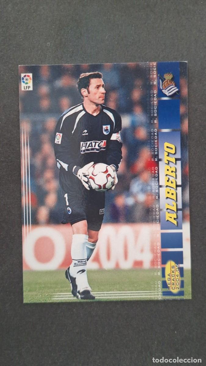 Cromos de F&uacute;tbol: L2 ALBERTO REAL SOCIEDAD 291 PANINI MEGACRACKS 2004 2005 04 05