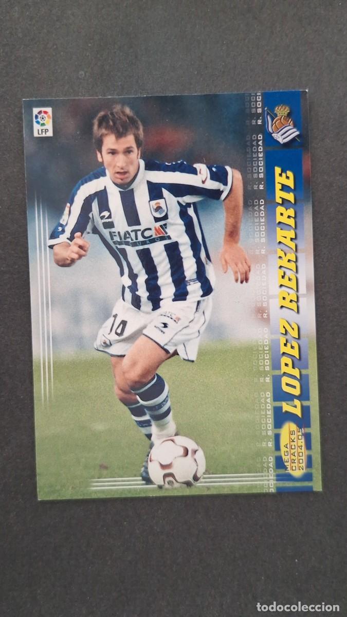 Cromos de F&uacute;tbol: L2 LOPEZ REKARTE REAL SOCIEDAD 292 PANINI MEGACRACKS 2004 2005 04 05